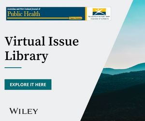 Australian and Zealand Journal of Public Health - Wiley Online Library
