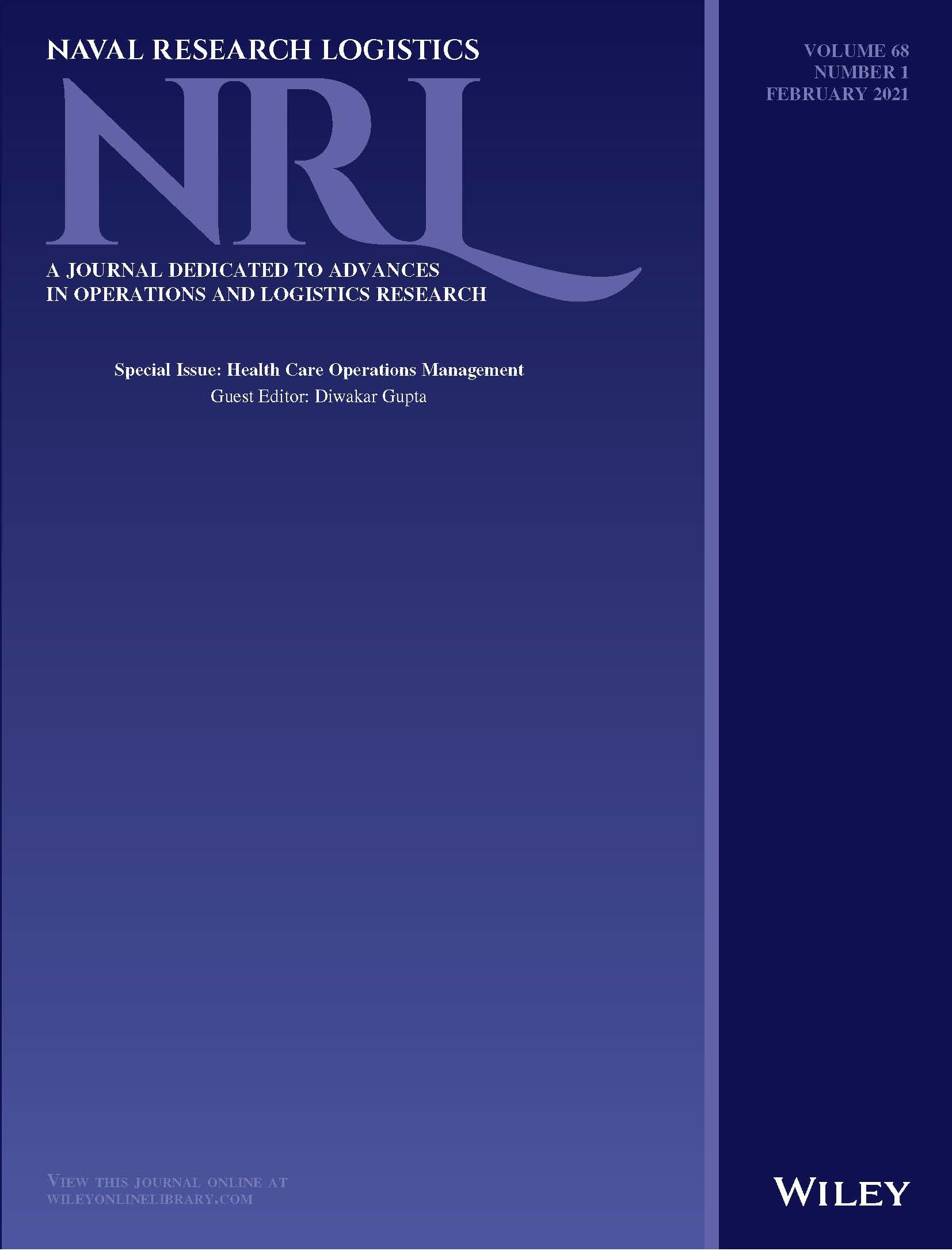 Naval Research Logistics (NRL)
