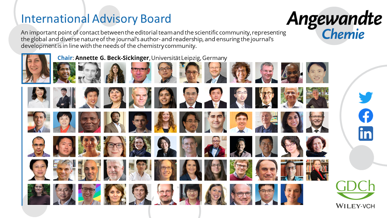 members of the Angewandte international advisory board