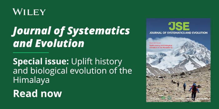 Promotional image for Special Issue: Uplift history and biological evolution of the Himalaya (I)