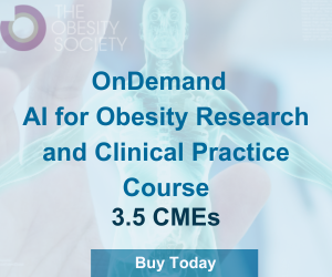 Promotional image for the AI for Obesity Research and Clinical Practice Course
