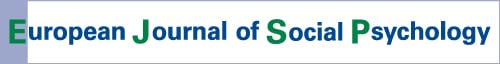 European Journal of Social Psychology