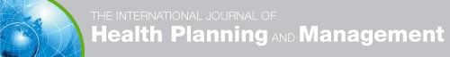 The International Journal of Health Planning and Management