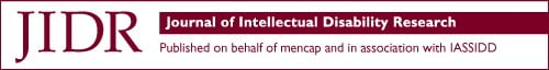 Journal of Intellectual Disability Research banner