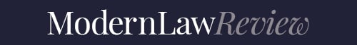 The Modern Law Review branding banner